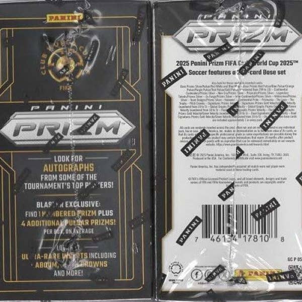 Wildwood Enterprises LLC - Wholesale Playing cards - 2025 Panini Prizm FIFA Club World Cup Soccer 24ct. Blaster B2