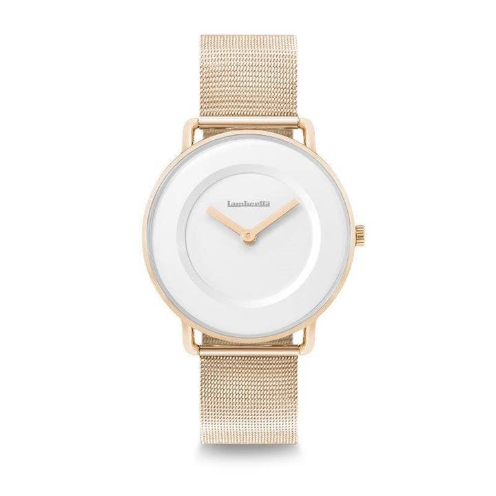 Lambretta Watches - Vendita all'ingrosso Orologio da polso - Donna - Kit duo Mia 34 trapuntato in oro rosa bianco+rete