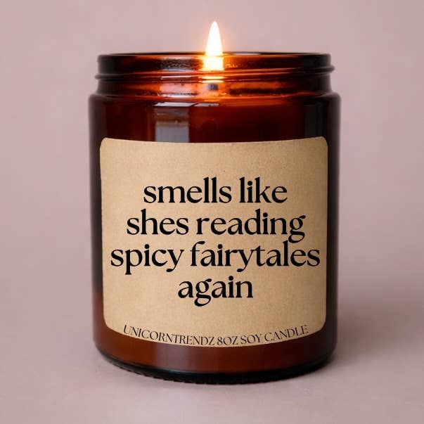 Fairytale Book Candle | Smut Reader Gift | Book Lover Candle for wholesale by Unicorntrendz