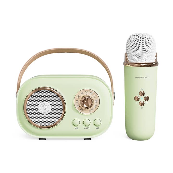 Mini Karaoke Set - Green for wholesale by Dan Adora