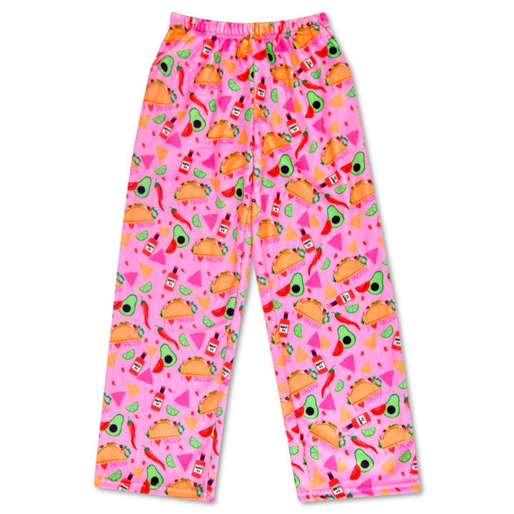 Taco Love Plush Pants (X-Small (4-6)) for wholesale by Iscream