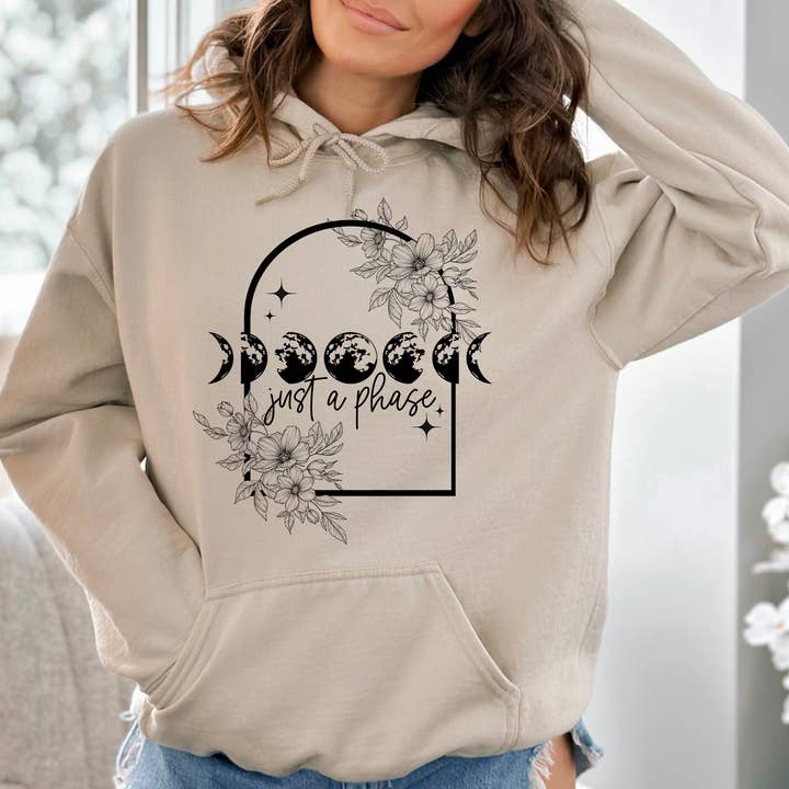 Just a Phase Sweatshirt, Hoodie for wholesale by Monroe Meadow Boutique