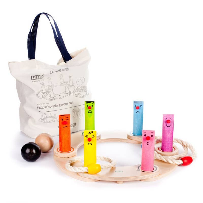 BAJO WOODEN TOYS - Wholesale Wood Toy - Kids - Fellow Hoopla Game Set2