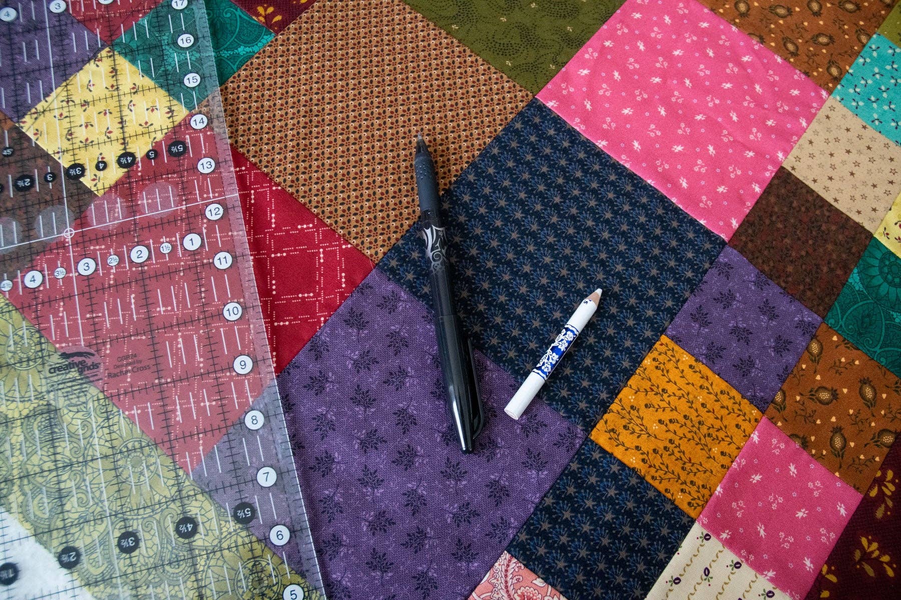 Meaford Pattern Press - Wholesale Craft Sewing Kit - Mary's Patchwork Quilt Pattern - printed6