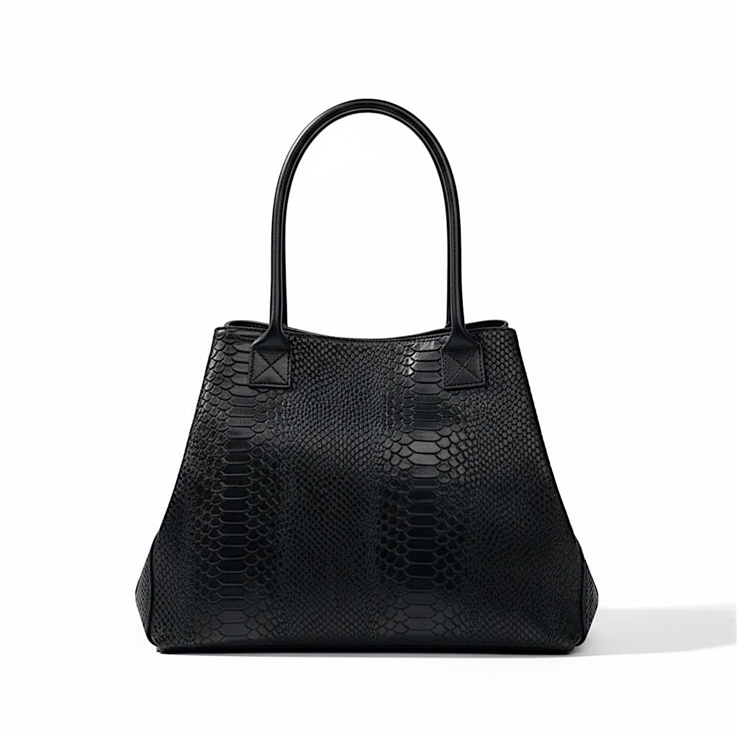 ZEEN - Venta al por mayor Bolso con correa - Mujer - Bolso de cuero LOLA Nero Lucido1