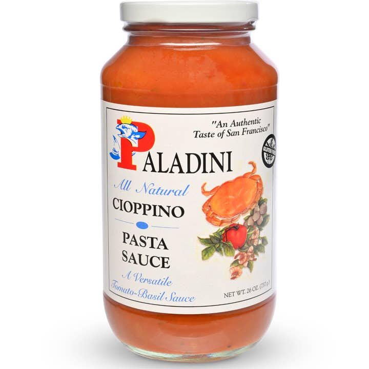 Golden West Specialty Foods - Wholesale Pastasaus - Paladini volledig natuurlijke Cioppino pastasaus - 26 oz