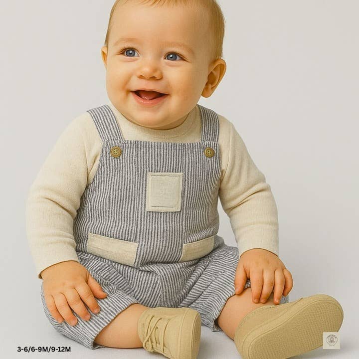 Baby Boys Smart Salopette Set 3–6–9 Months for wholesale by Omnis Pura