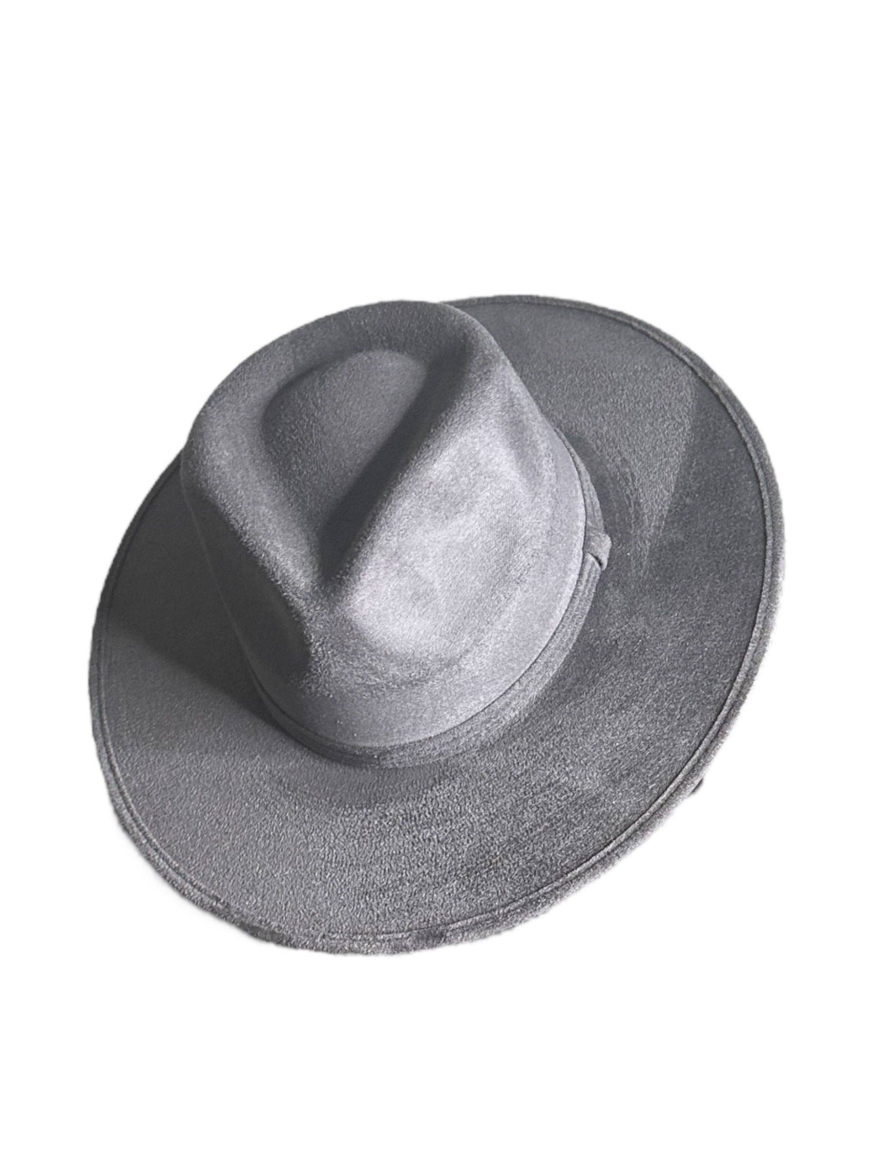 Nati Natash - Wholesale Fedora - Women's - Tear Drop Vegan Suede Rancher Flat Brim14