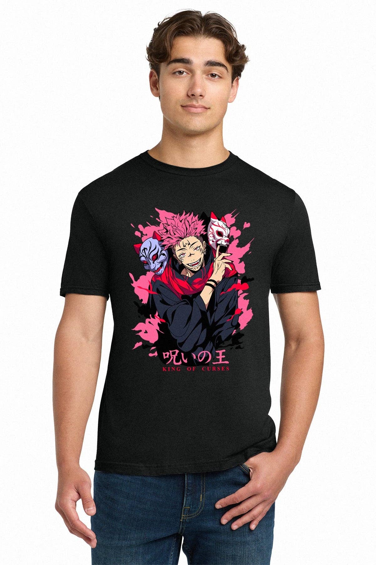Fundom - Wholesale T-Shirt (Graphic) - Unisex - Jujutsu Kaisen Ryomen Sukuna King of Curses Adult Unisex Tee1
