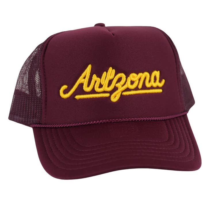 Coach Foamy Trucker - Maroon and Gold for wholesale by Iconic Arizona