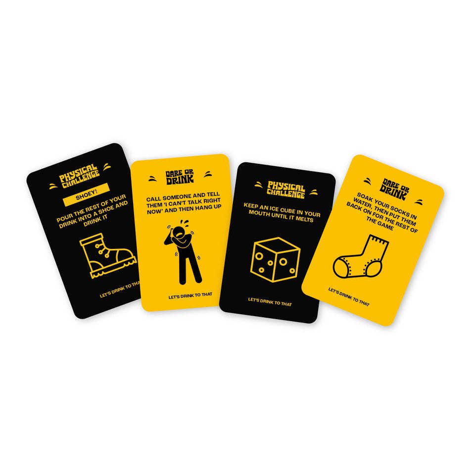 Island Dogs - Wholesale Card Game - Let's Drink To That - At Your Own Risk1