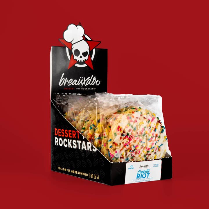 Confetti Riot Cookie for wholesale by Breauxdoo Bakery