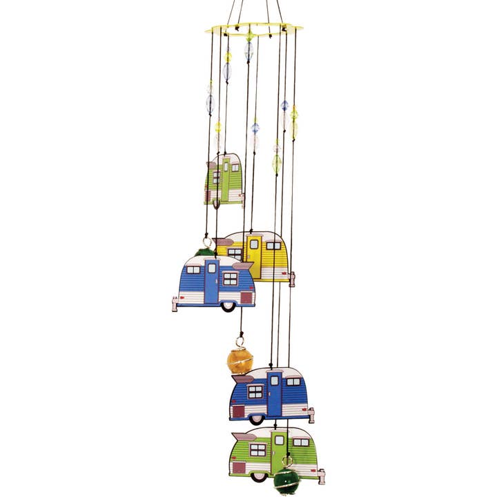 Carillon à vent en métal Trailers pour la vente par Spoontiques, Inc