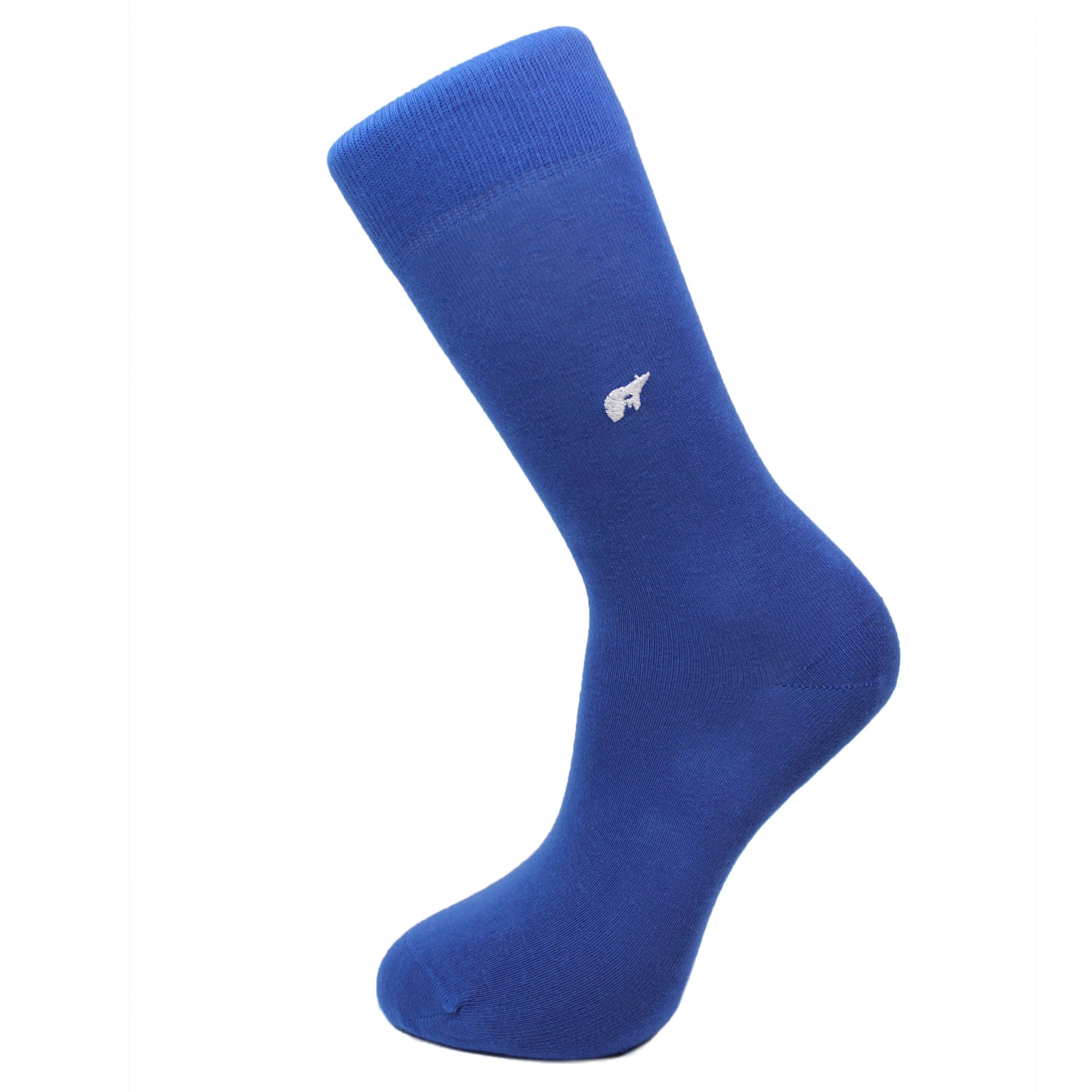Slopes&Town - Wholesale Socks - Unisex - Plain Dazzling Blue Bamboo socks0