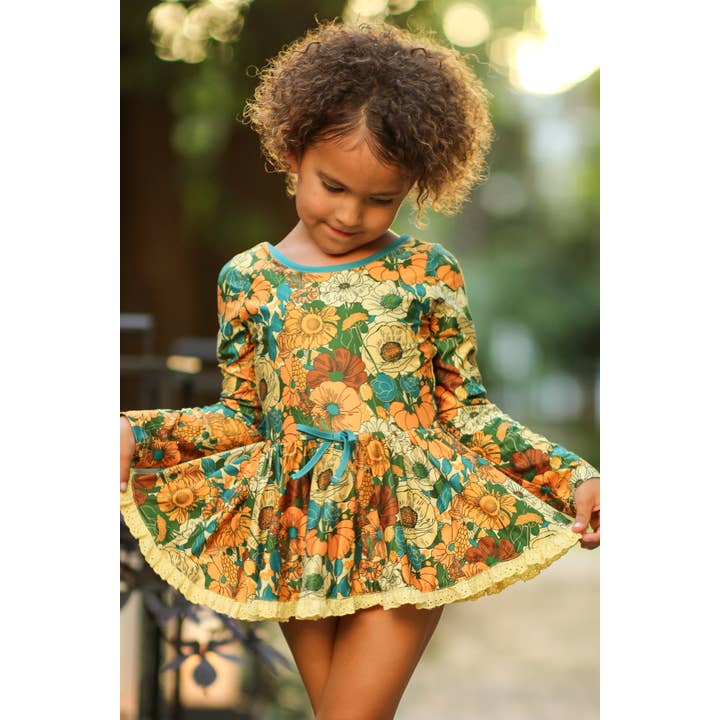 Farrah Leotard - Golden Grove for wholesale by Cheeky Plum