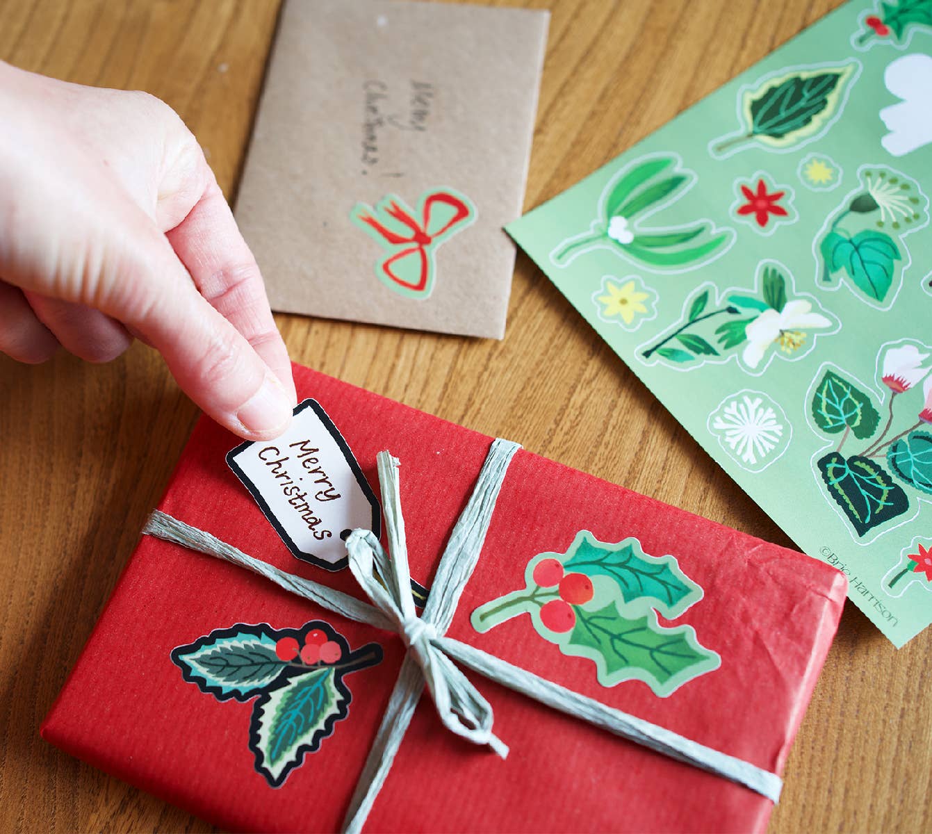 Brie Harrison Ltd - Vente Autocollant - Pack de feuilles d'autocollants - Design de Noël6