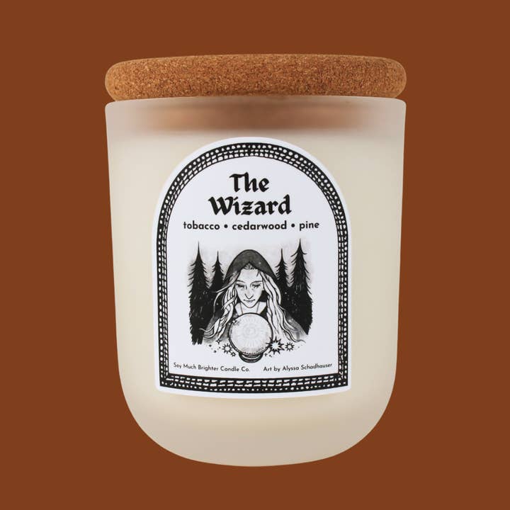 The Wizard // The Lore Collection // Large 10 oz for wholesale by Soy Much Brighter Candle Co.