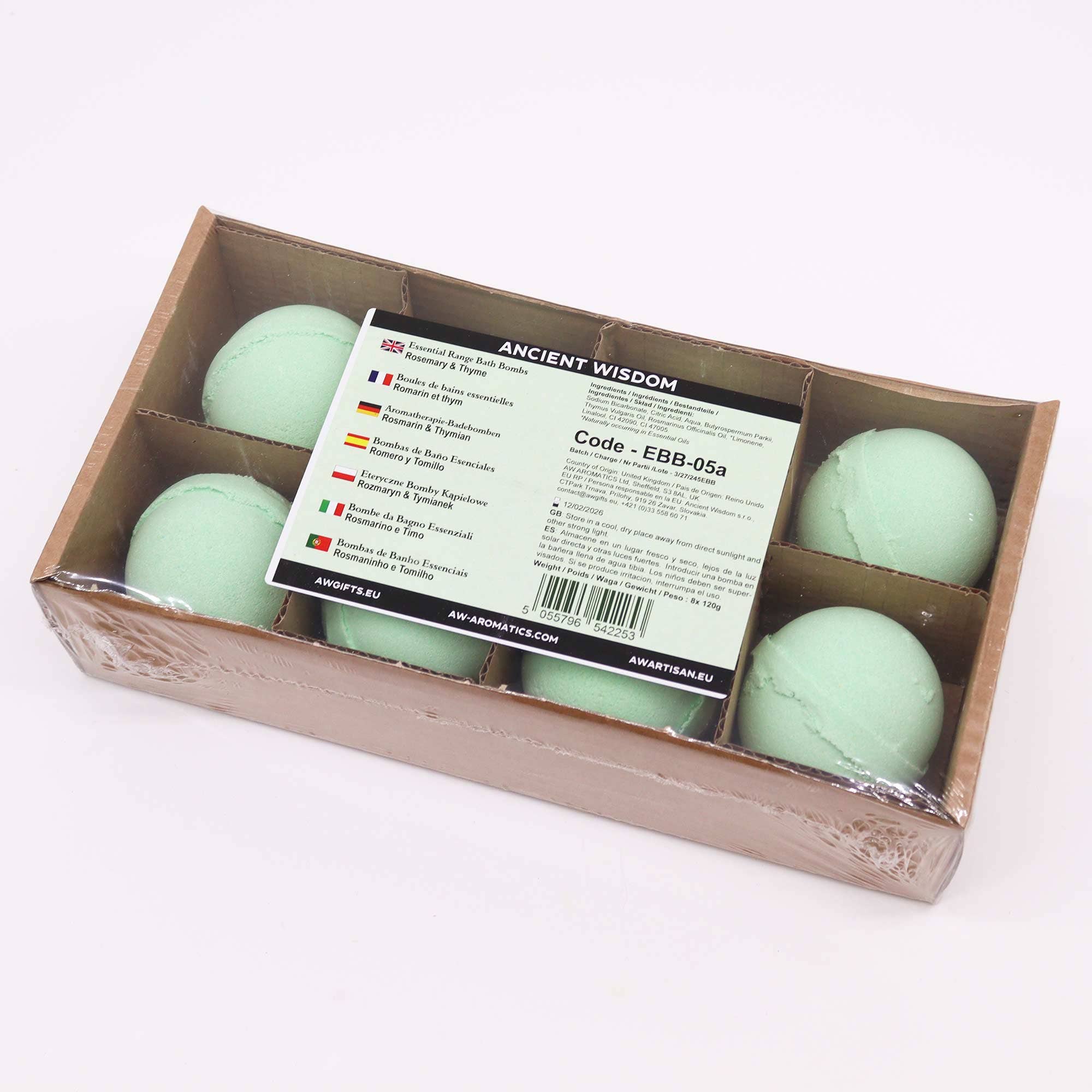 AW Artisan – Engroshandel Badekugle – 8x Rosmarin og timian2