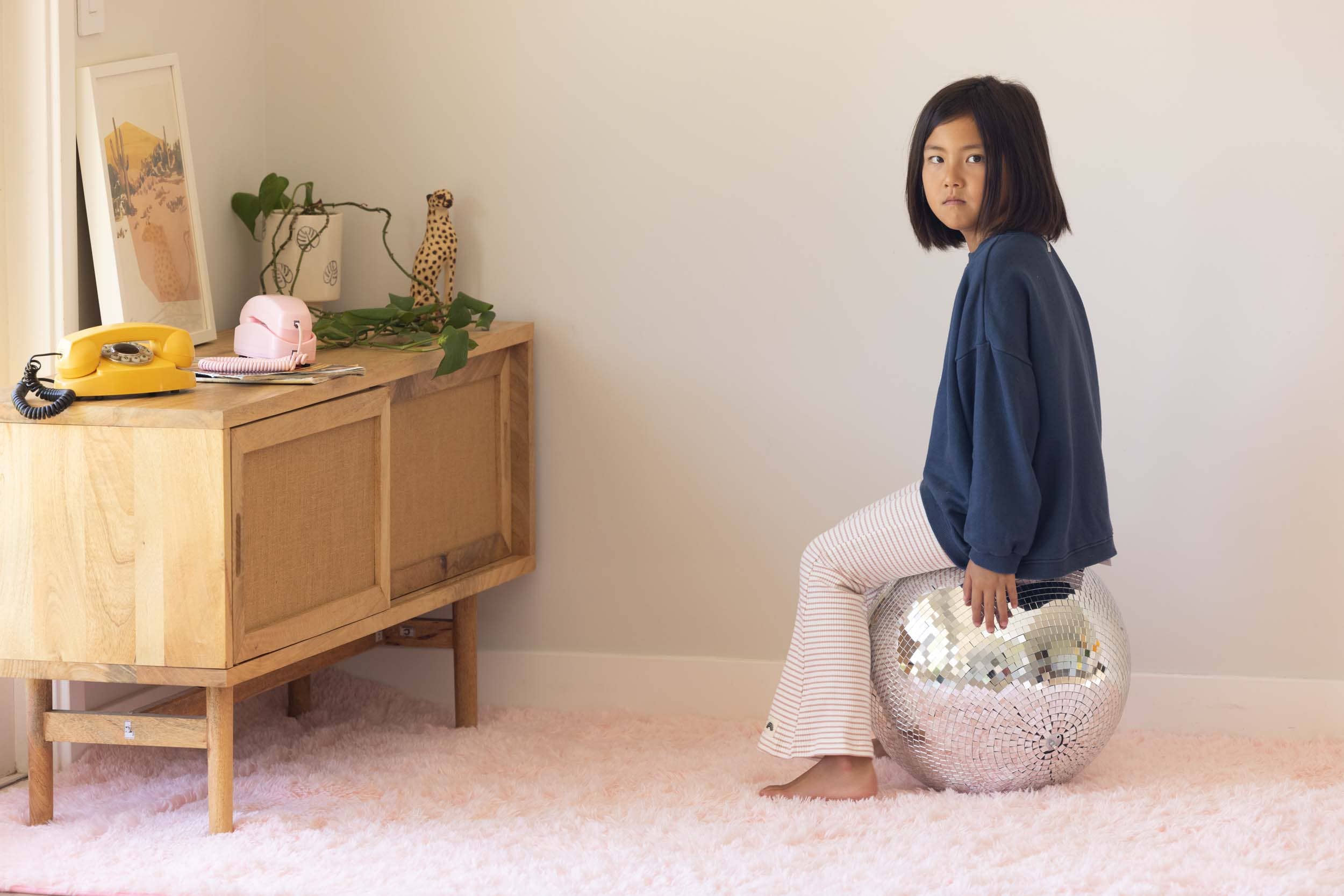 Flared Leggings - Pink Stripes for wholesale on Faire1