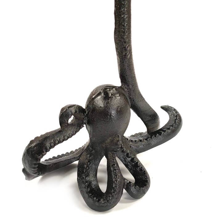Black Ginger β wholesale Toilet paper holder β Cast Iron Kitchen / Loo Roll Holder - Octopus3