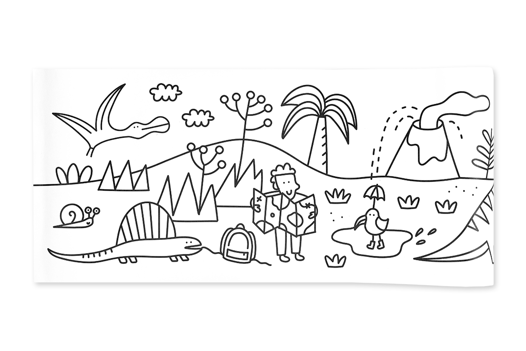 Edicare Editora, Lda. - Vente Livre de coloriage et d'activités pour enfants et bébés - Déroule - Dinosaures2
