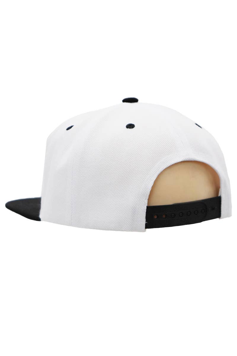 Cap Zone - Wholesale Flat Brim Cap - Unisex - Two Tone Twill Snap Back Flat Bill Cap6