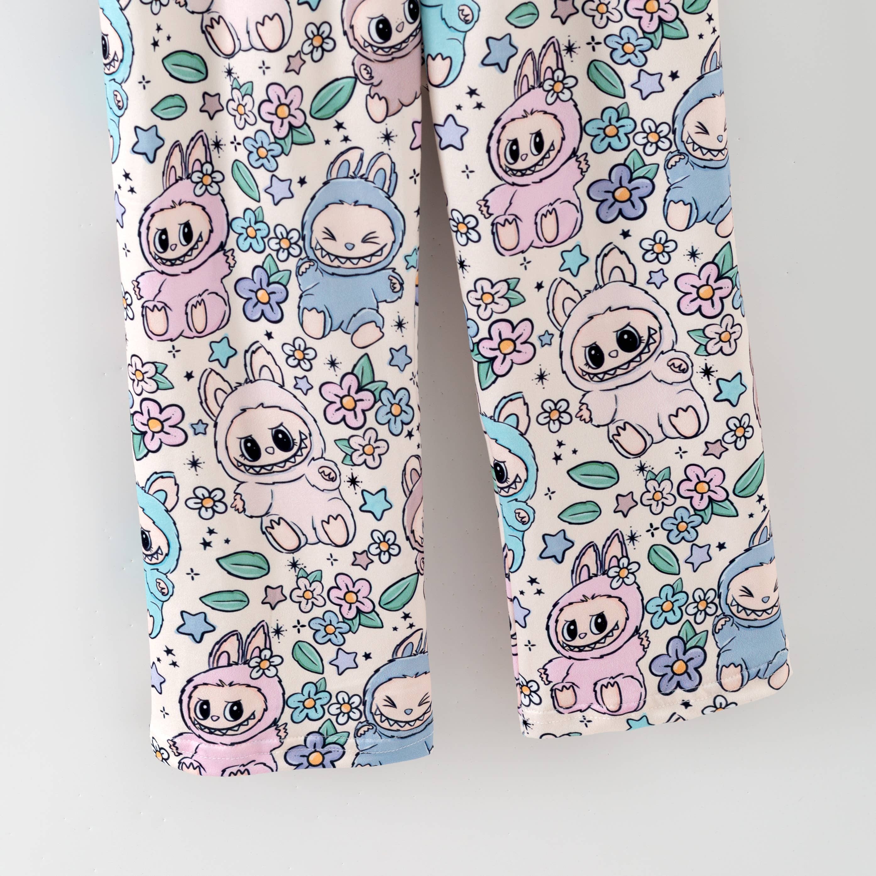 Auraquise - Vente Haut et bas de pyjama – enfant - Ensemble de Pyjama d'Automne Dessin Animé – Doux & Confortable Manches Courtes + Pantalon6