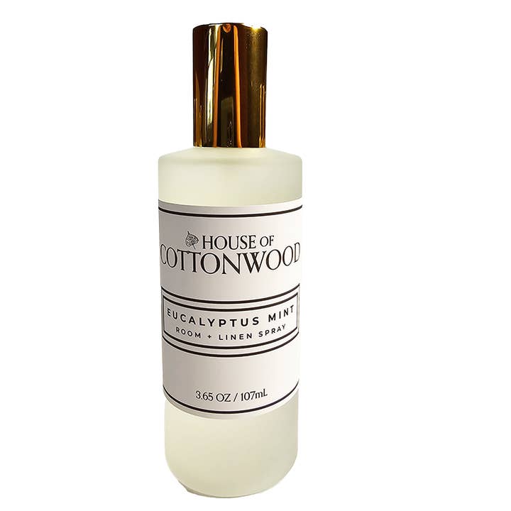 SPRAY POUR CHAMBRE ET LINGE À L'EUCALYPTUS ET À LA MENTHE pour la vente par House of Cottonwood