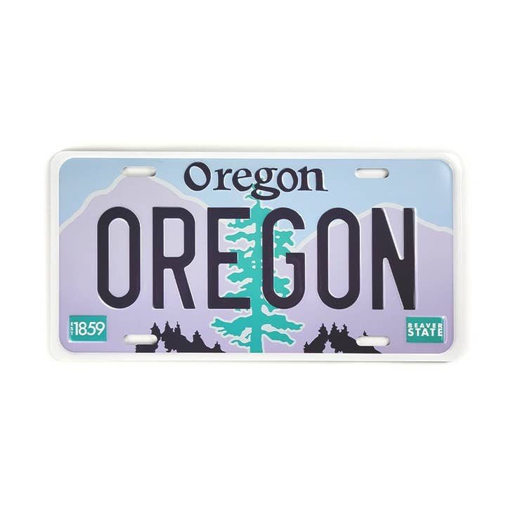 Plaque d'immatriculation souvenir de l'Oregon pour la vente par Hello From Oregon