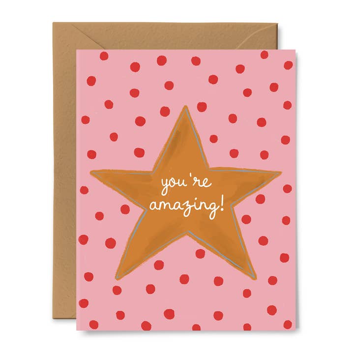 Carte Vous êtes incroyable pour la vente par Pink Pigeon Studio