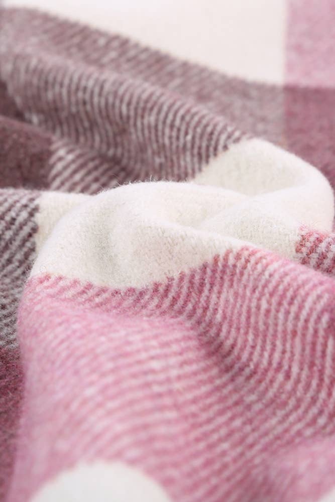 Comely Fashion - Vente Veste-chemise – femme - Chemise en flanelle Cozy Plaid Shacket3