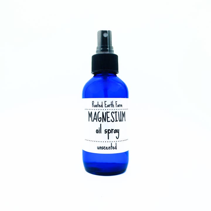 Rooted Earth Farm + Apothecary - Wholesale Pain Relief Spray/Cream - Unscented Magnesium Oil Spray - 2 Size Options