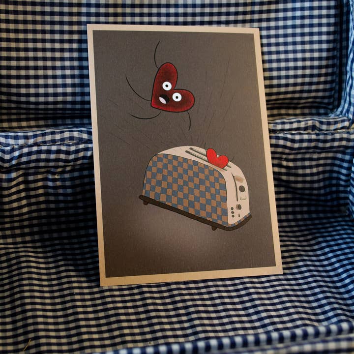 Ilustração "Grelha-coração" por atacado de Grisbleu