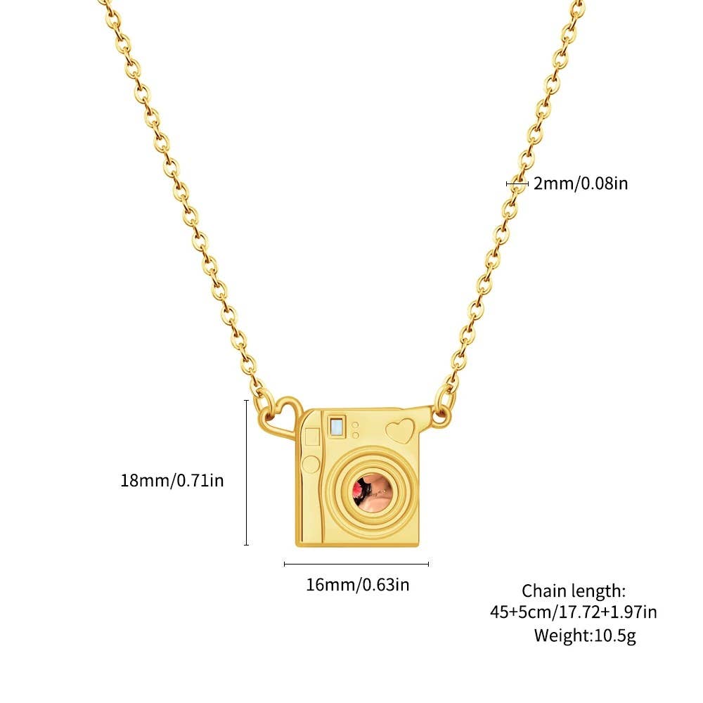 Syrrios Gifts LLC - Wholesale Pendant/Charm Necklace - Camera Necklace with Personalized Photo Photography Pendant 13