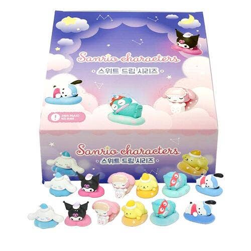 Mini figure a sorpresa Sanrio Characters Sweet Dream Series per la vendita all'ingrosso da parte di K-Wonderland