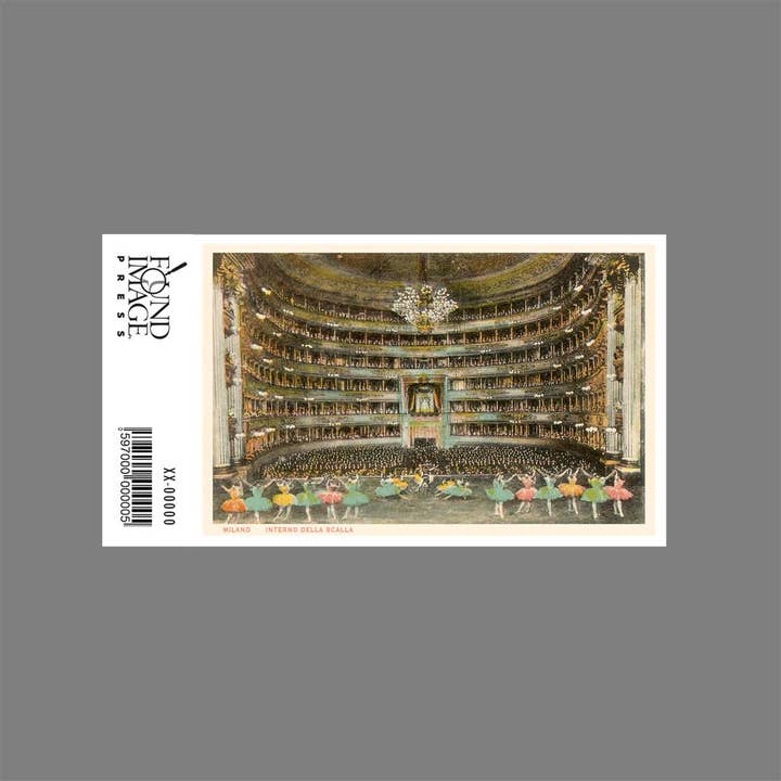 Found Image Press - Vendita all'ingrosso Adesivo - Adesivo MS-01 Teatro alla Scala, Milano, Italia1