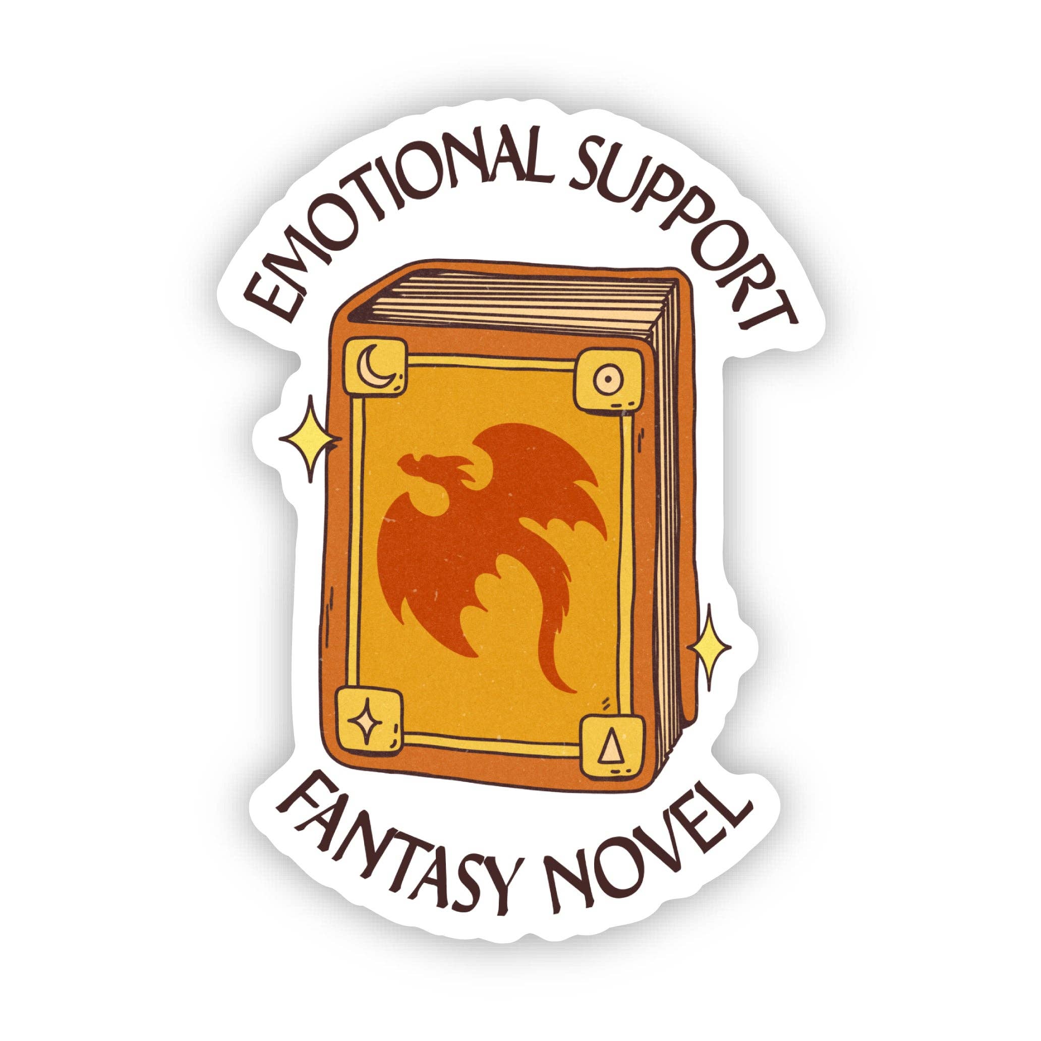 Big Moods - Wholesale Sticker - "Emotional support fantasy novel" Book Sticker1