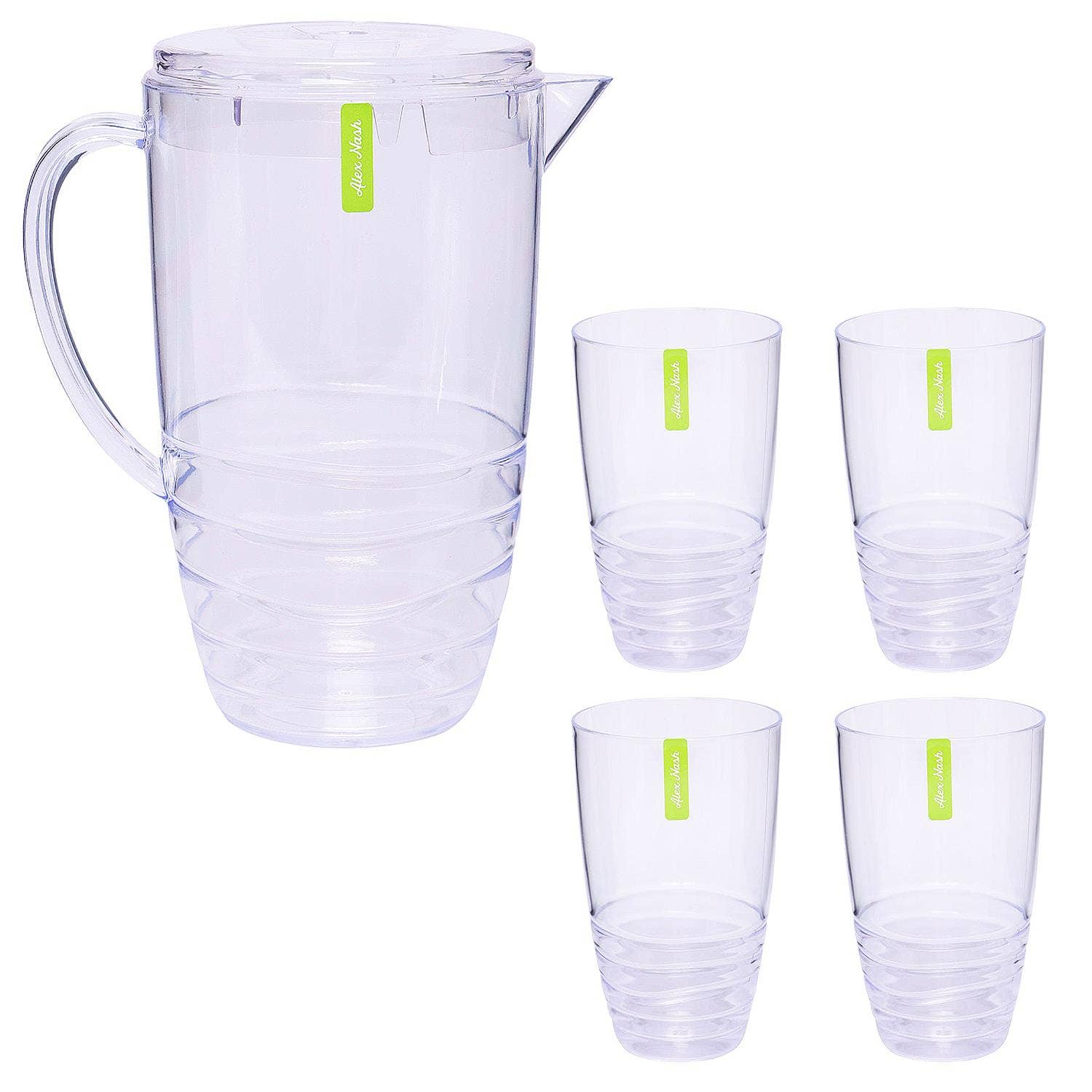 Daniel James – Copo/caneca por atacado – Pack de 4 Copos de Plastic Swirl de Alex Nash
5
