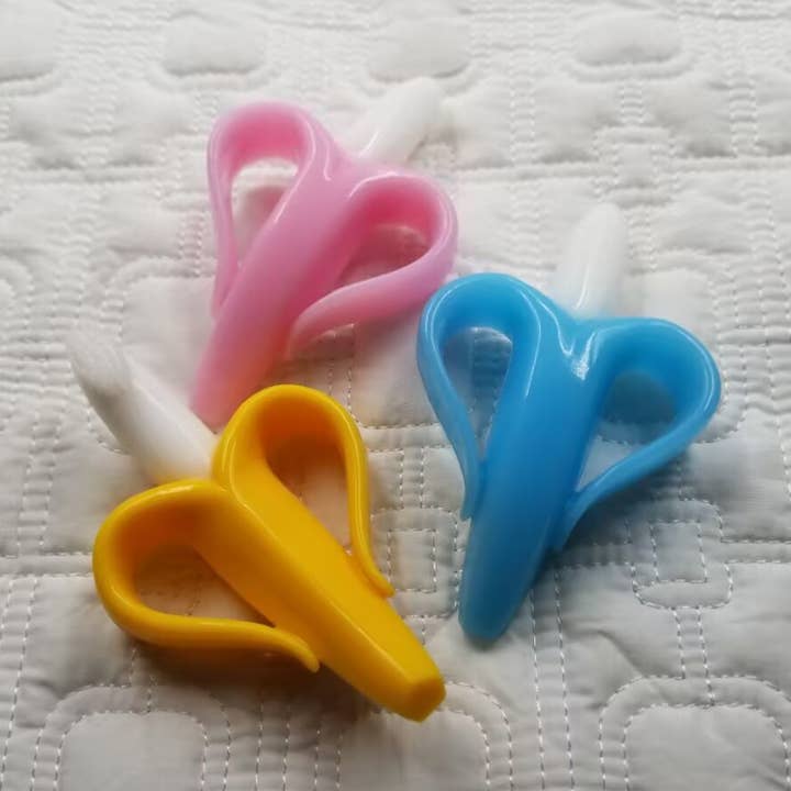 Jouet de dentition en silicone à base de banane pour la vente par D & C TOYS