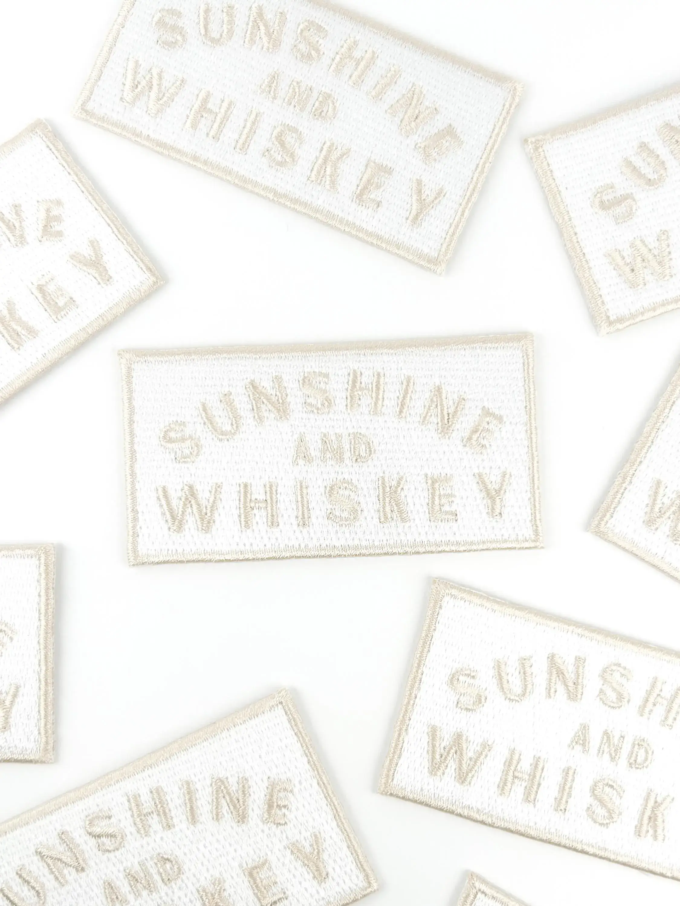 Field Trip Threads - Wholesale Patch - Sunshine and Whiskey Embroidered Iron On Patch Country Music4