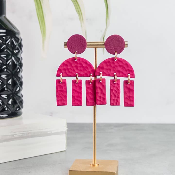 Harmoni Short Clay Dangle Earrings for wholesale by Stunning Statements