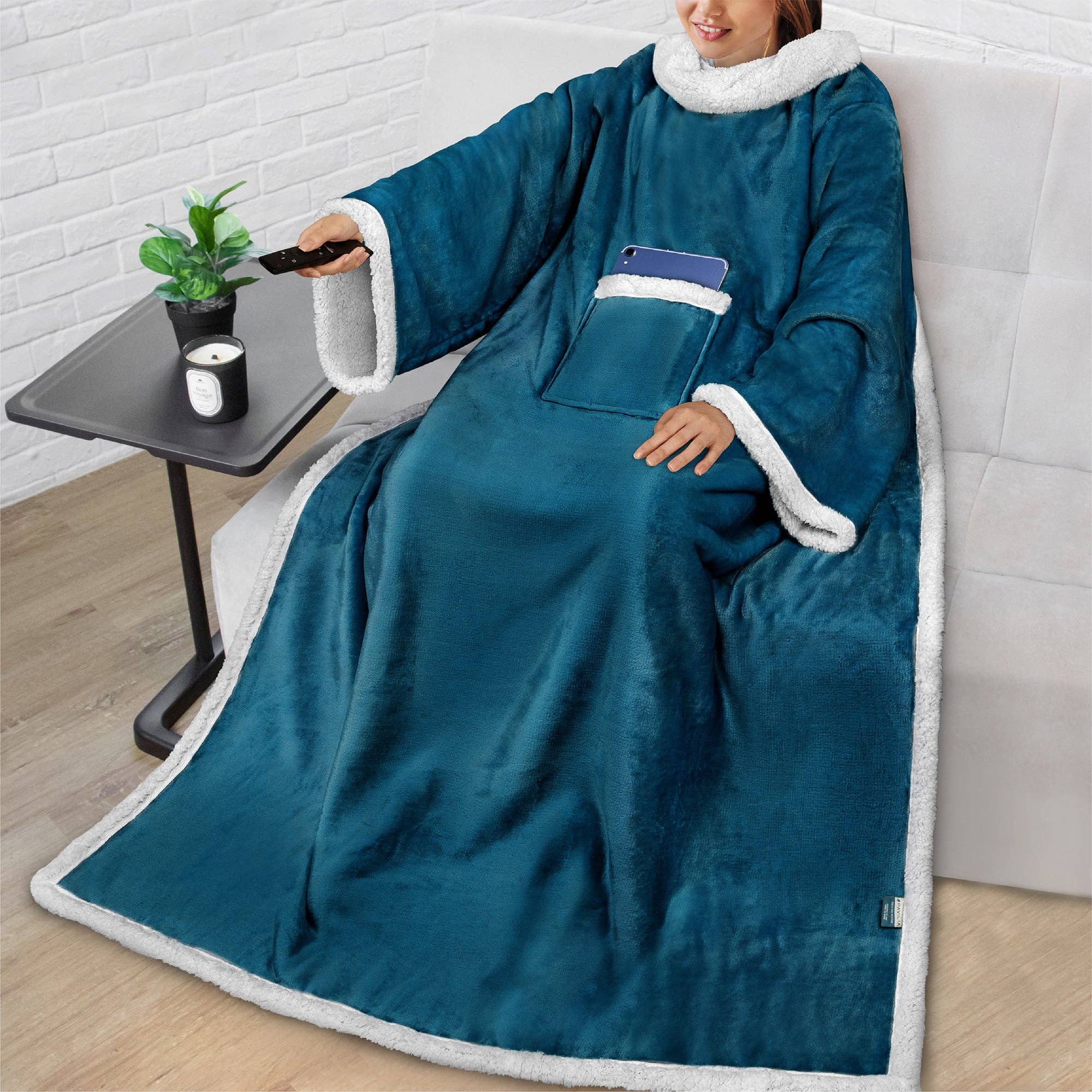 Pavilia - Vendita all'ingrosso Plaid - Coperta con maniche - Tasca applicata34