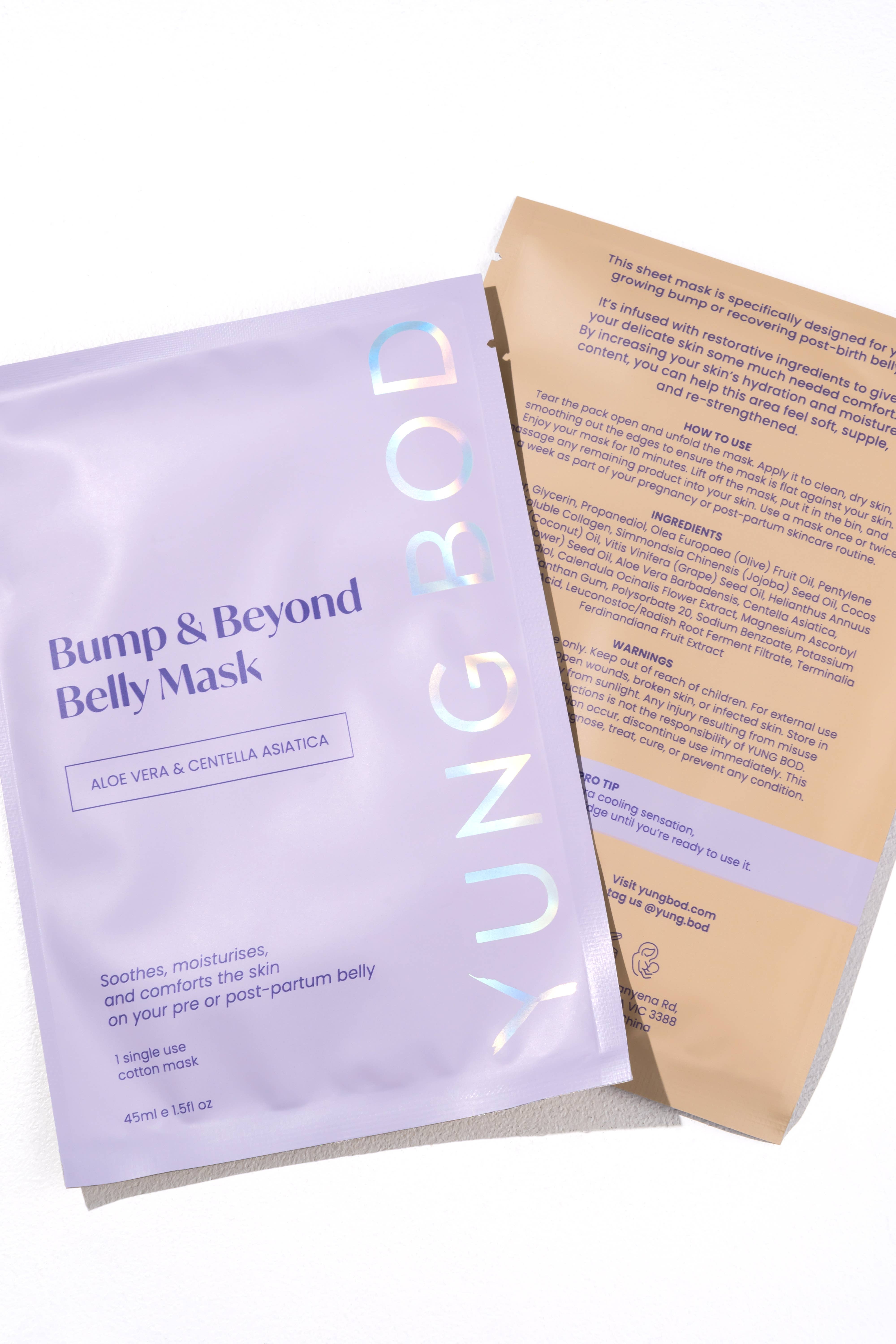 YUNG BOD - Wholesale Belly Oil/Butter - Maternity - Bump & Beyond Belly Mask 1