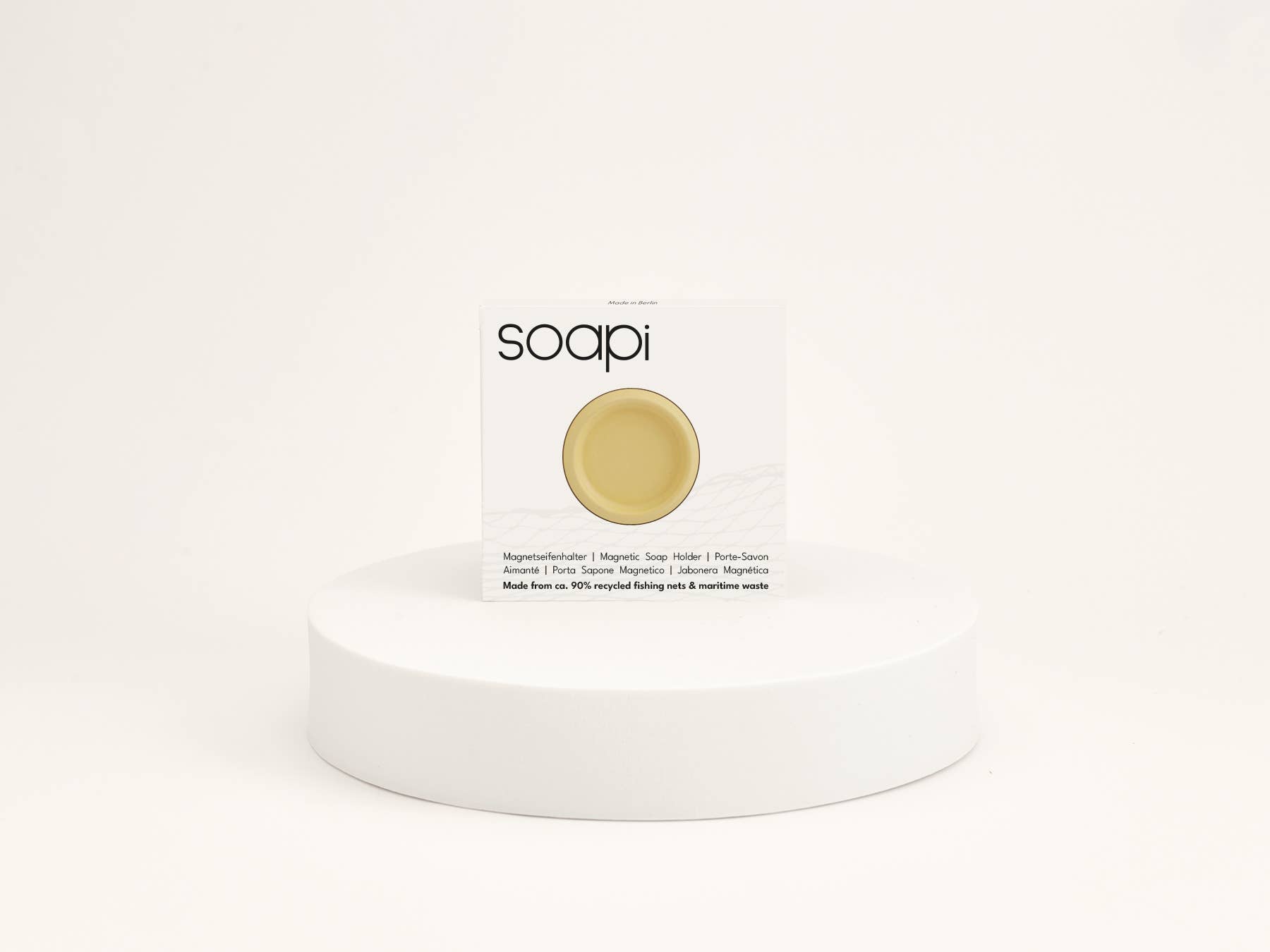 Soapi – wholesale Bath soap dish – Soapi Magic Soap Holder: made from 90% recycled fishing nets9