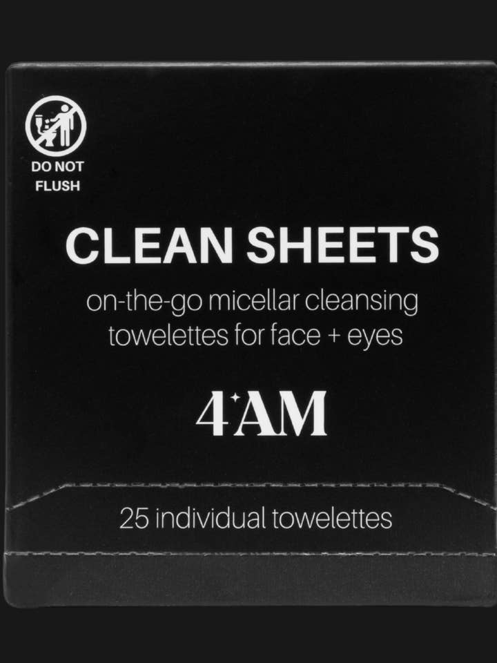 CLEAN SHEETS for wholesale by 4AM Skin