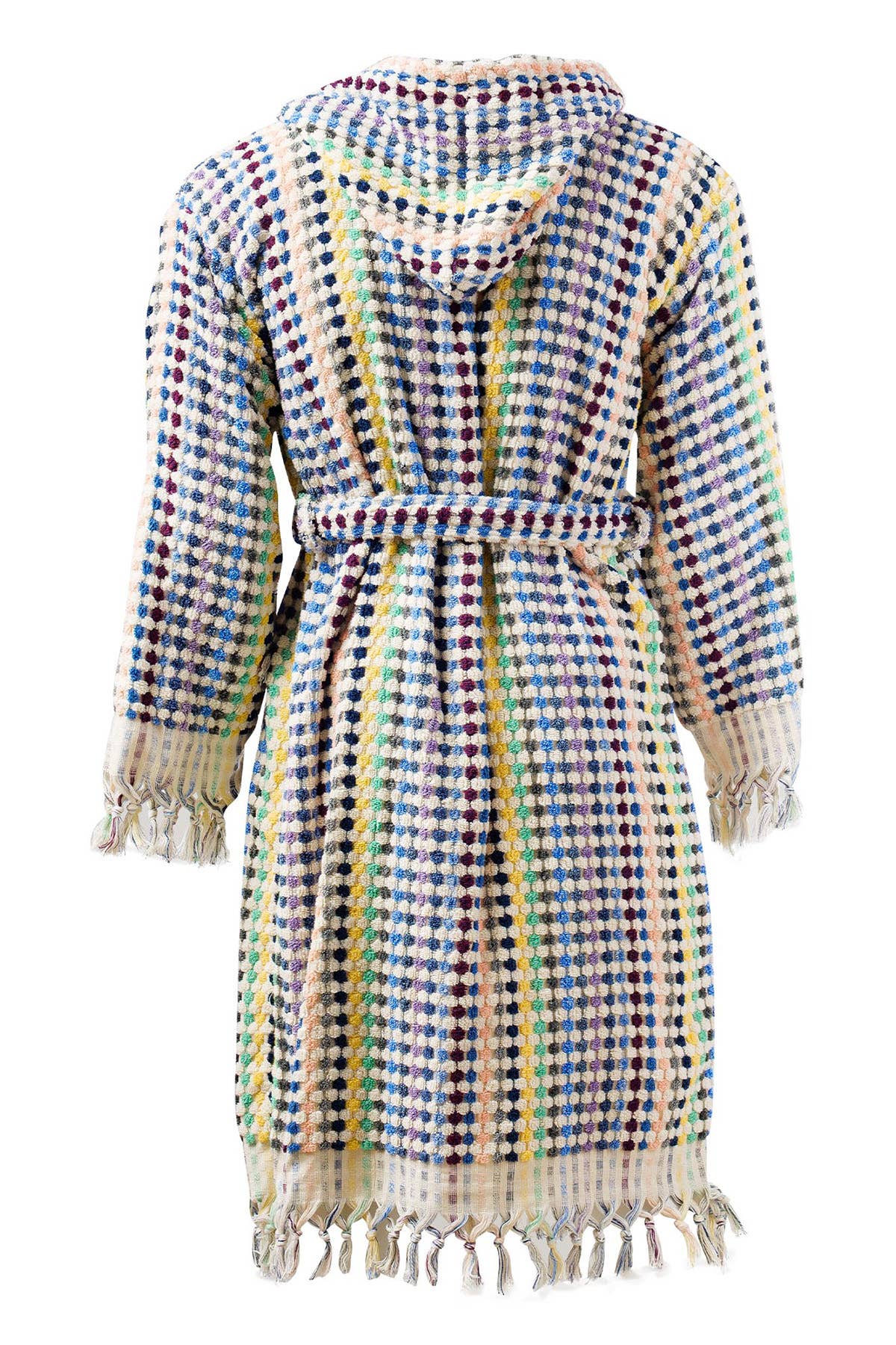 YURTLUS - Wholesale Robe - Women's - Unique 100% Cotton Pockets Bathrobe, Bubble Handwoven Robe5