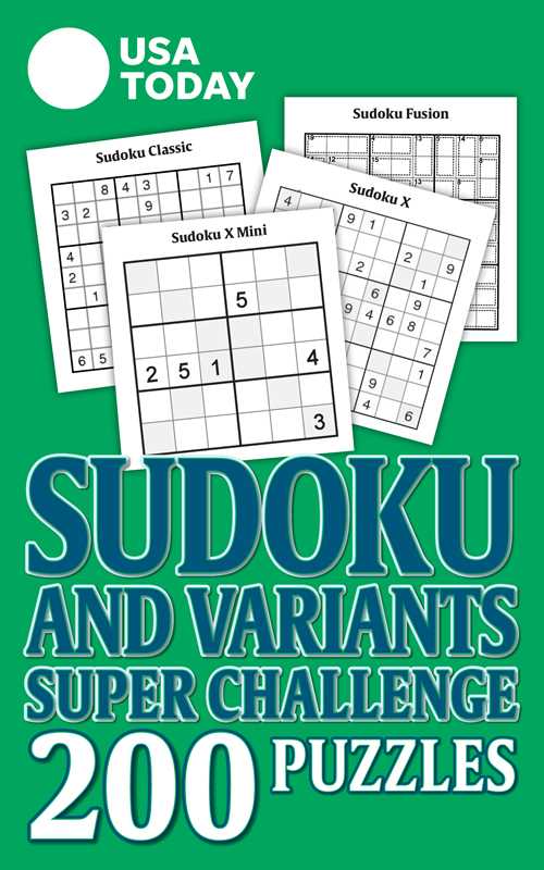 Simon & Schuster - Wholesale Coloring & Activity Book - Adult - USA TODAY Sudoku and Variants Super Challenge by USA TODAY0