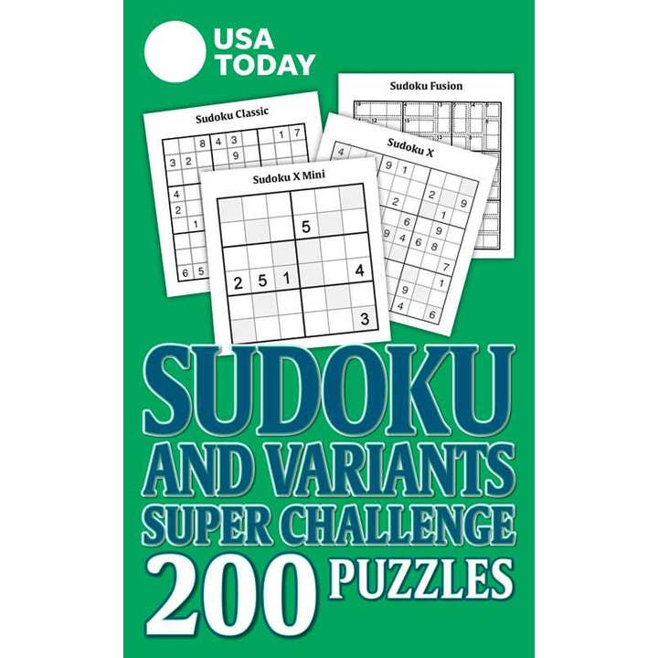Simon & Schuster - Wholesale Coloring & Activity Book - Adult - USA TODAY Sudoku and Variants Super Challenge by USA TODAY