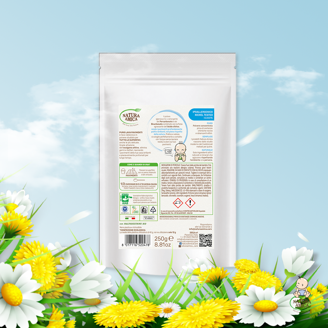 Natura Amica – wholesale Floor cleaner – "PURO" Organic Disinfectant Floor Cleaner1