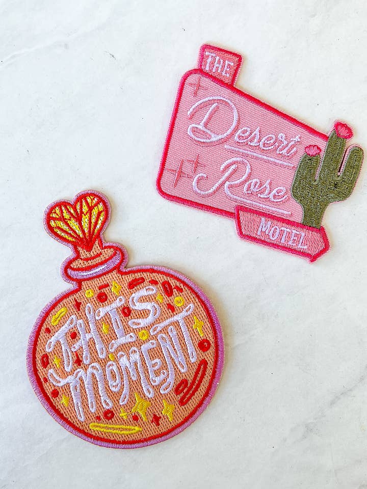 People We Meet on Vacation Iron On Patch Set | Bookish Gifts for wholesale by Blissfully Bookish Company